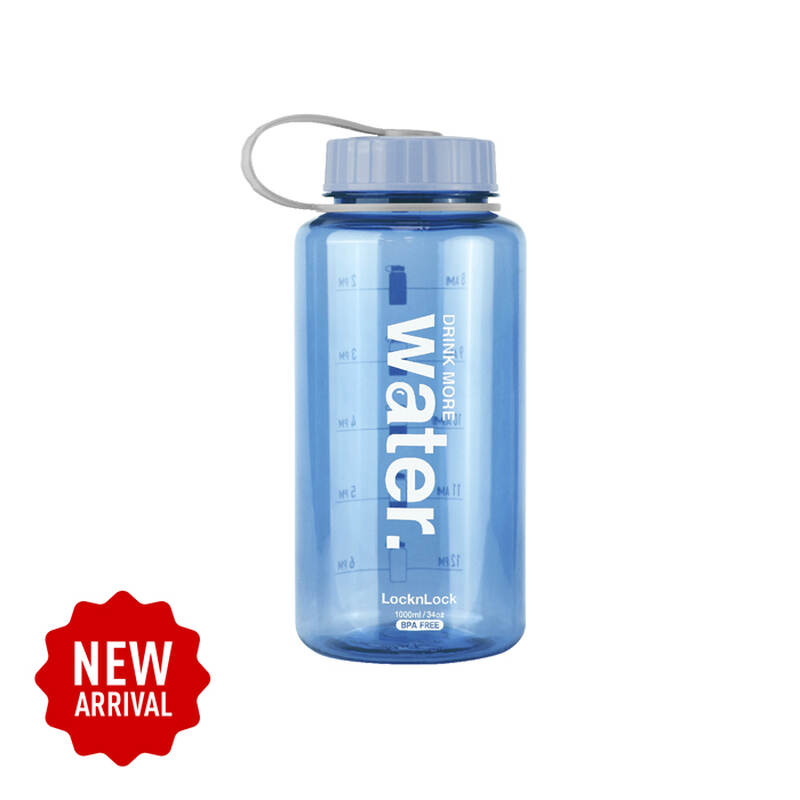 Bình Nước Helper Bottle 1L - 2 Màu (Xanh, Hồng) - LocknLock - ABF610N image number null